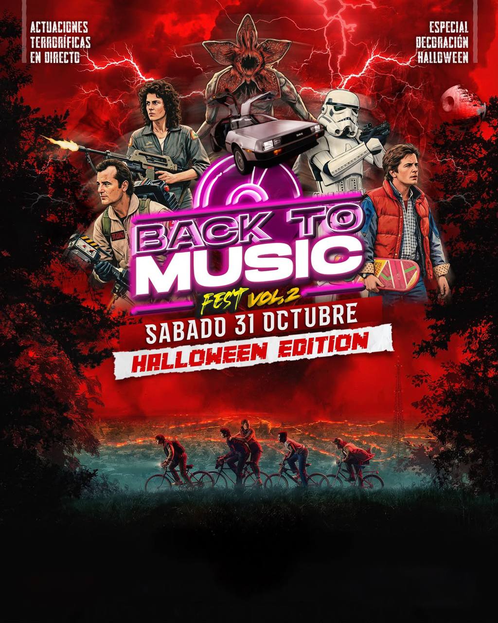 Adelanto de Back to Music Fest Vol 2 — Halloween Edition, sábado 31 de octubre